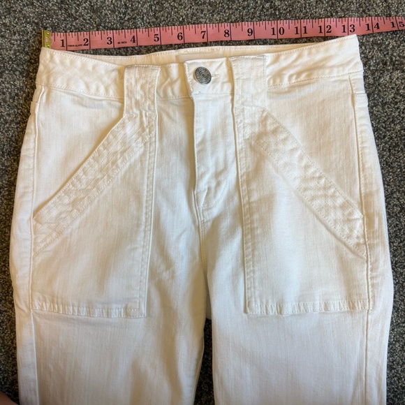 Frame Denim Le Crop Mini Boot Jeans in Blanc size 26 - Picture 9 of 13